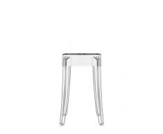 Kartell Charles Ghost Barhocker, Plastik, transparent, 26,5 x 46 x 39 cm