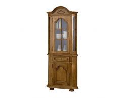 BFK Möbel Collection 45091 Eckvitrine Seefeld, 454 x 78 x 209 cm, P43 eiche