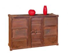 Links 85300050 Iron Sideboard 40 Dry 6 Schubladeaden und 1 Tür, rostig