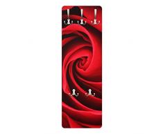 Apalis 79382 Wandgarderobe Red Rose Blossom | Design Garderobe Garderobenpaneel Kleiderhaken Flurgarderobe Hakenleiste Holz Standgarderobe Hängegarderobe | 139x46cm