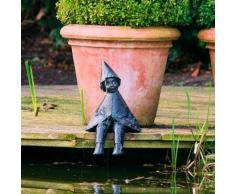 Gartenfigur Wichtel Anglerglück