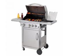 Gasgrill-Wagen Wellington, 3-Brenner, Seitenkocher