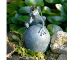 Gartenfigur Froschkönig Knut