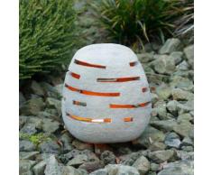 Terracotta-Gartenleuchte, mittel