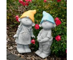 Gartenzwerge Luis & Luisa, 2er-Set