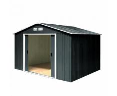 Gerätehaus Colossus 10x8 mit Giebeldach, anthrazit