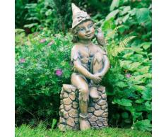 Gartenfigur Waldelfe Birdie