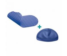 Wanneneinlage + Kopfpolster »Tecno« im Set grau