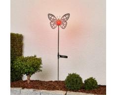 Schöne LED-Solarlampe Schmetterling zur Deko