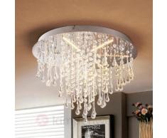 Mavie - LED-Deckenleuchte aus Kristall und Metall