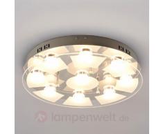 Glas-Deckenleuchte Karlina mit LEDs