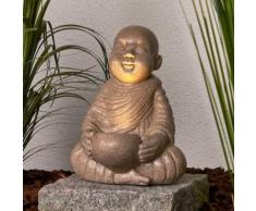 Dekorative LED-Solarlampe Little Buddha