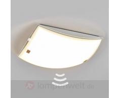 Sensor-Glas-Deckenleuchte Malak mit LEDs