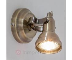 LED-Wandstrahler Perseas, altmessing