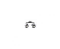 HEITRONIC Deckenleuchte RETRO-2 flammig Metall chrom GU10 230V
