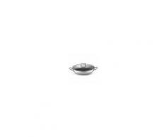 WMF Wok mit Glasdeckel Hongkong 36 cm Silber Edelstahl