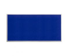 Pinnwand - aus Filz, blau Breite 2000 mm,