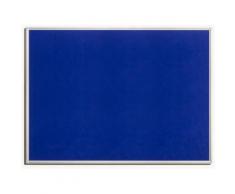 Pinnwand - aus Filz, blau Breite 1200 mm,