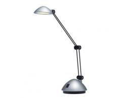 LED-Schreibtischlampe SPACE, Höhe 500 mm, silber, satiniert -