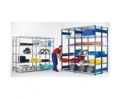 EUROKRAFT Steckregal, doppelreihig - Fachboden-BxT 1000 x (2