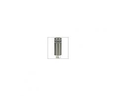 Heitronic V4A Edelstahl Stehlampe CREO Gartenleuchte Pollerleuchte Wegeleuchte für E27 LED Leuchtmittel, Heitronic, Silber