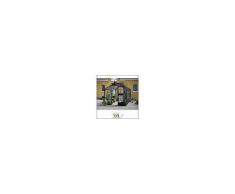 JULIANA Compact 8,2 m² Gewächshaus mit 3 mm Blankglas - anthrazit, JULIANA, Grau
