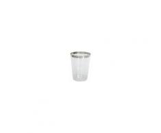 Duni Premium Wasserglas Celebrations transparent/silber 12St. Vol. 25ml Material:PS