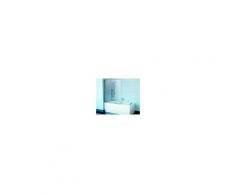 Badewannenaufsatz VS3 130, dreiteilige Faltwand, satin, Dekor Transparent (Sicherheitsglas)