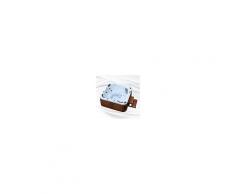 Whirlpool American Outdoor Whirlpool Torina Sterling Silver / Teak 215x215cm