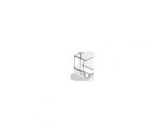 HSK Duschkabinenbau KG HSK K2.P Badewannenaufsatz Gleittür 2-teilig mit Seitenwand 2186xxx links nein nein Türseite 94 cm, Seitenwand 75 cm nein nein 8 mm Echtglas klar hell 1500 mm chromoptik