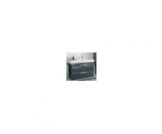 Neuesbad Waschtischunterschrank für Icon Waschtisch 12406xxxx, B: 600, H: 570 mm Graphit Strukur quer Nachbildung F