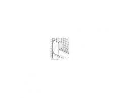 HSK Duschkabinenbau KG HSK K2 P Badewannenaufsatz 1 bewegliches Element 2106075 nein nein links 750 mm nein nein 8 mm Echtglas klar hell 1400 mm chrom