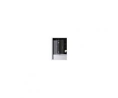 HSK Duschkabinenbau KG HSK Favorit Nova Badewannenaufsatz 2-teilig 166xxx nein nein links 900 mm nein nein Echtglas klar hell 1400 mm Alu silber-matt ohne Griff