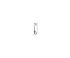 HSK Duschkabinenbau KG HSK Premium Softcube Seitenwand passend zu Softcube Badewannenaufsatz 681607 nein nein links 750 mm nein nein 6 mm Echtglas klar hell 1400 mm chromoptik