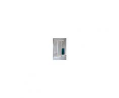HSK Duschkabinenbau KG HSK Prima Badewannenaufsatz 3-teilig, 128,8 cm 262127 nein nein links 1288 mm Kunstglas, Tropfen hell 1400 mm Alu silber-matt