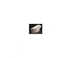 Marmorin Alice freistehende Badewanne, L: 1800 mm, B: 750 mm, H: 740 mm, weiss glänzend P551180020010
