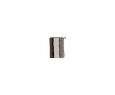 Cawö Handtücher Karat Streifen 319 ebenholz - 33 - Waschhandschuh 16x22 cm