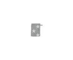 Cawö Handtücher Small Stars 525 silber - 76 - Waschhandschuh 16x22 cm