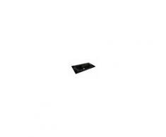 Bad11 Badezimmer Waschbecken Milchglas schwarz 90 x 60 cm
