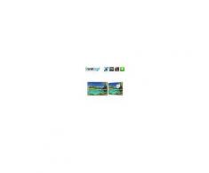Magnettafel "no. 0022" Meer Glas Memoboard Wasser Himmel Palmen blau