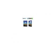Magnettafel "no. 0025" Meer Glas Memoboard Wasser Leuchtturm Himmel