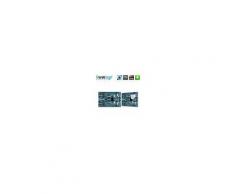 Magnettafel "no. 0026" Skylines Glas Memoboard Wasser Spiegelung Lic