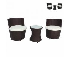 Swing&Harmonie Polyrattan-Sitzgruppe Bali