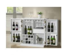 Hausbar Holz massiv Gordon - Wei