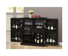 Hausbar Holz massiv Gordon - Wenge