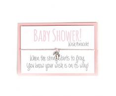 Team Henne Baby Dusche wollen, Armband (eine Größe, 5 Stück), Pink