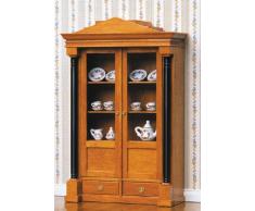 Biedermeier Vitrinenschrank für das Puppenhaus, Bausatz