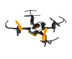 Revell Control RC Quadrocopter mit Full HD-Kamera, ferngesteuert mit 2,4 GHz Fernsteuerung, Gyro, Wechsel-Akku, Flip-Funktion, Geschwindigkeitsstufen, LED-Beleuchtung, stabiles Chassis, SPOT 2.0 23907