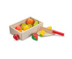 New Classic Toys - Schneide-Set mit Obstkiste