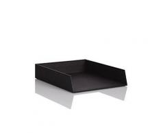 S.O.H.O. Ablagekorb für A4, Karton, stapelbar, schwarz, 4er Pack, 1335452700